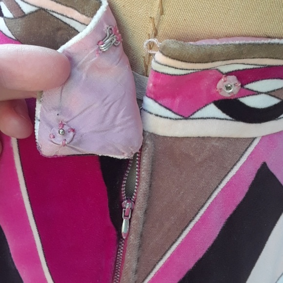 ๐ RARE Vintage Emilio Pucci Handkerchief Skirt Sz 8 - Picture 3 of 8